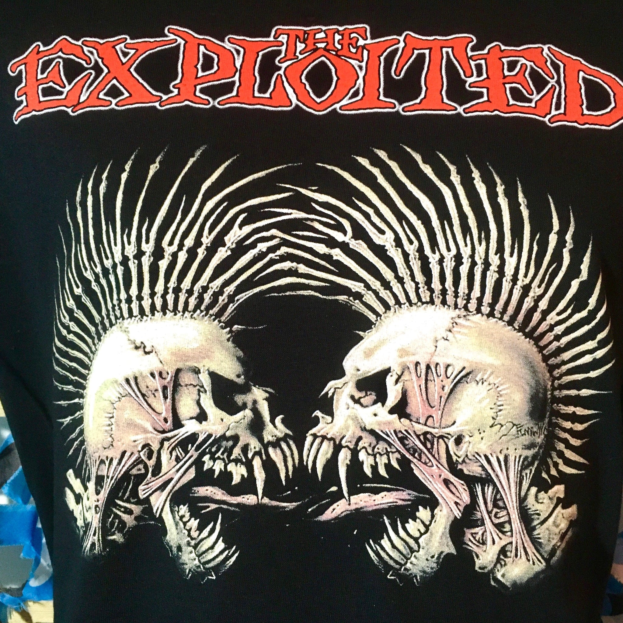 Expl0ited Merch The Exploited - Fuck The System - Official Tee – Mainstage Merch