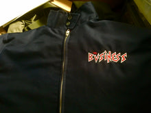 The Business - Navy Blue Embroidered Harrington
