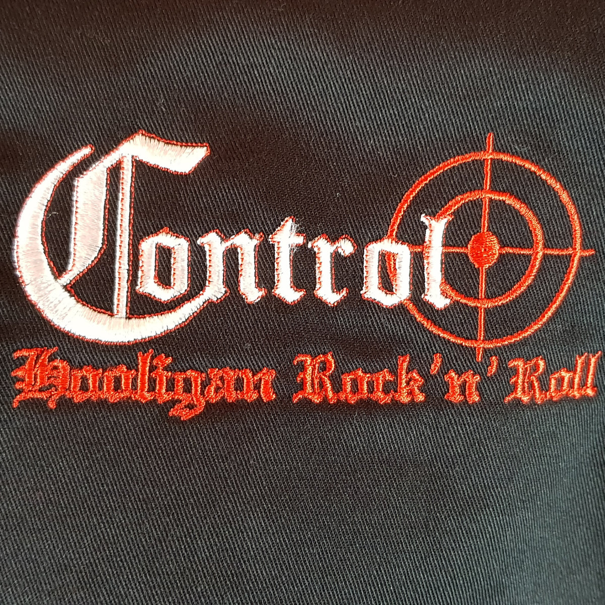 Control - Black Harrington with Back Embroidery – Mainstage Merch