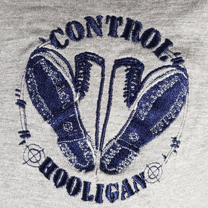 Control - Ringer Tee with Embroidered Logo