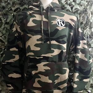 Rebellion  - Camouflage Hoodie with Embroidered logo