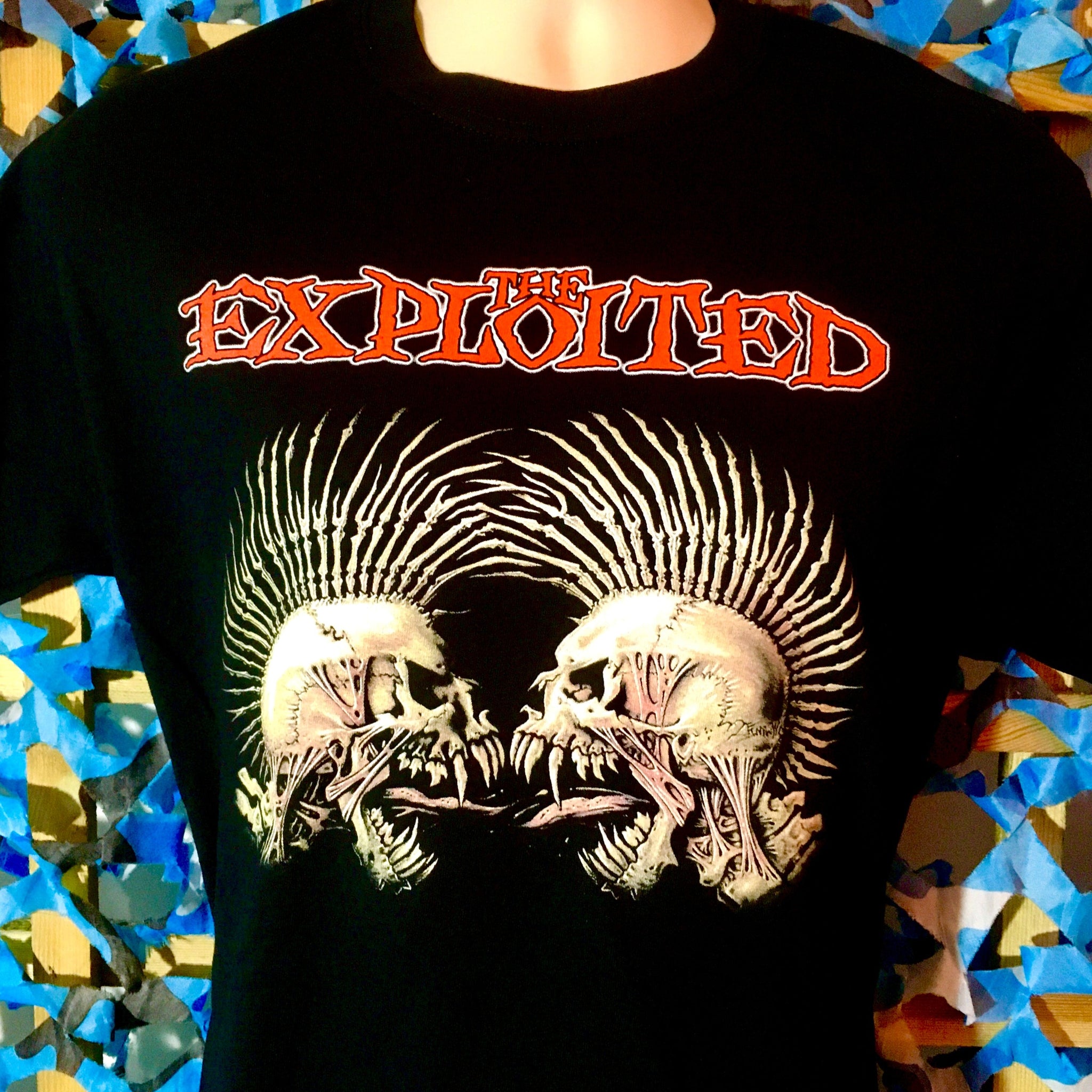 Expl0ited Merch The Exploited - Fuck The System - Official Tee – Mainstage Merch