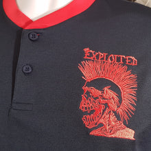 The Exploited-  Black Sports Tee with Red Trim