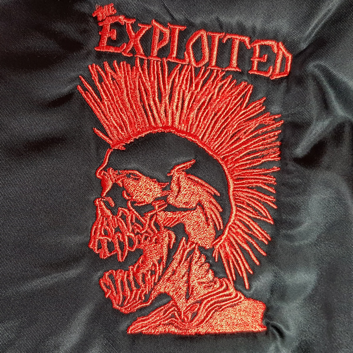 The Exploited - Embroidered - MA-2 Flight Jacket – Mainstage Merch