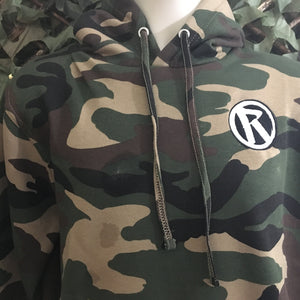 Rebellion  - Camouflage Hoodie with Embroidered logo