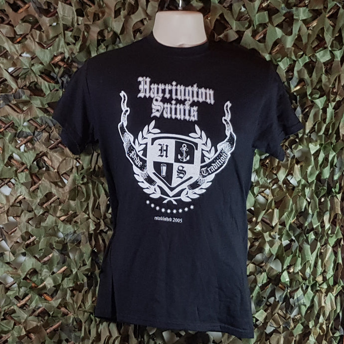 Harrington Saints - Men's Black Logo T-Shirt