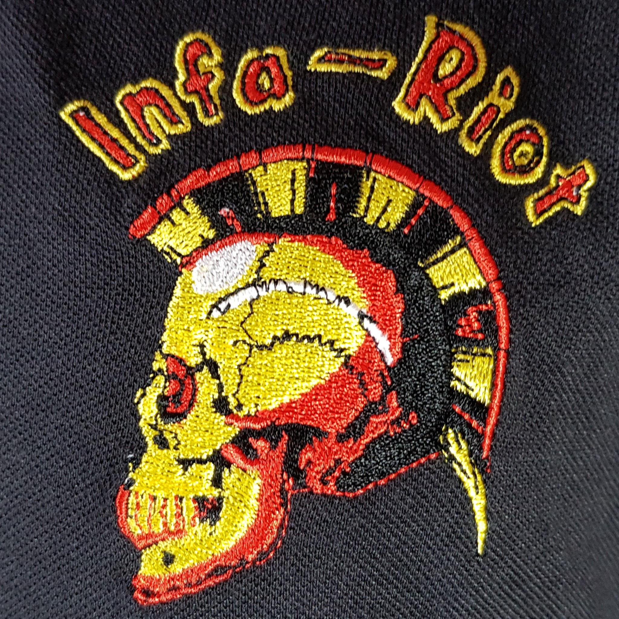 Infa Riot - Classic Logo - Embroidered Men's Polo – Mainstage Merch