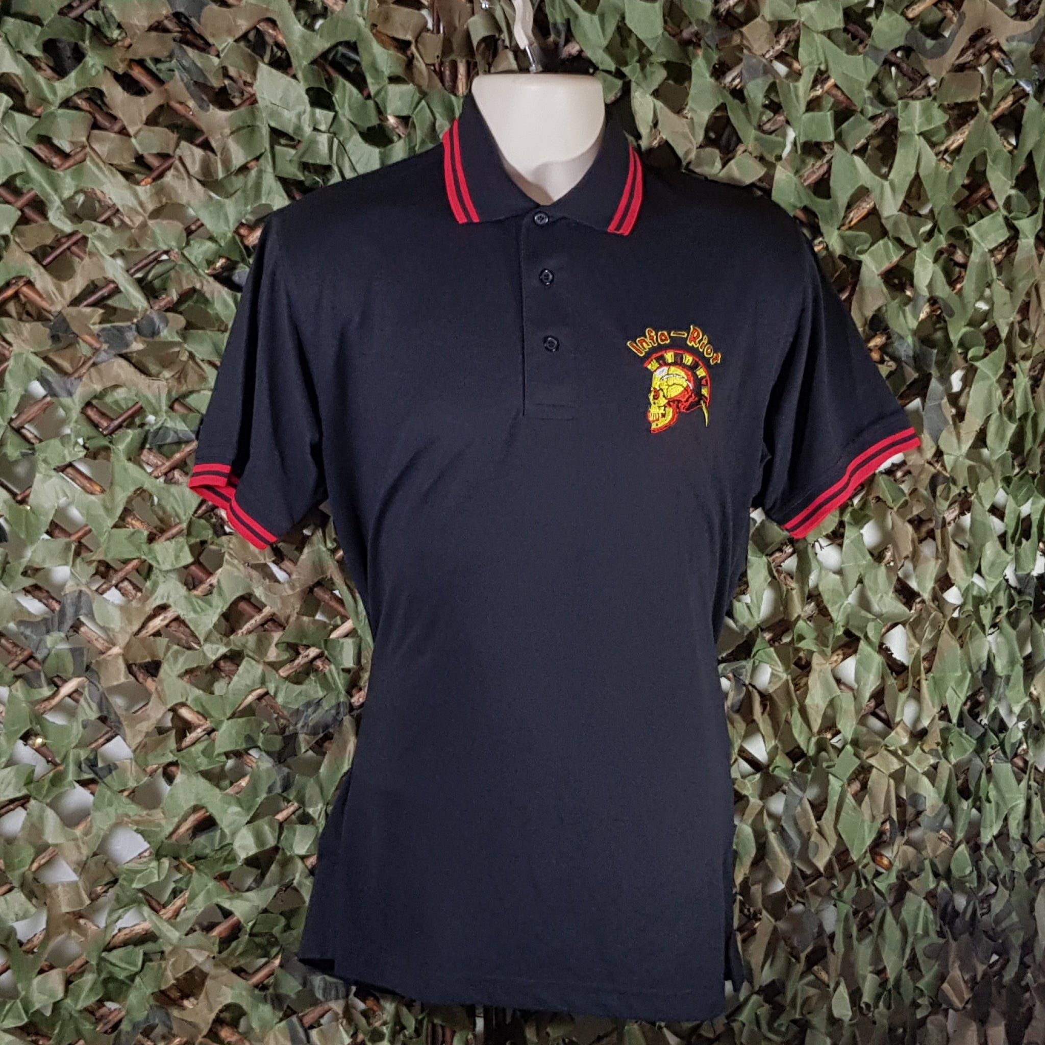 Infa Riot - Classic Logo - Embroidered Men's Polo