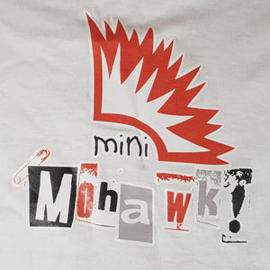Mini Mohawk - Kids White Tee