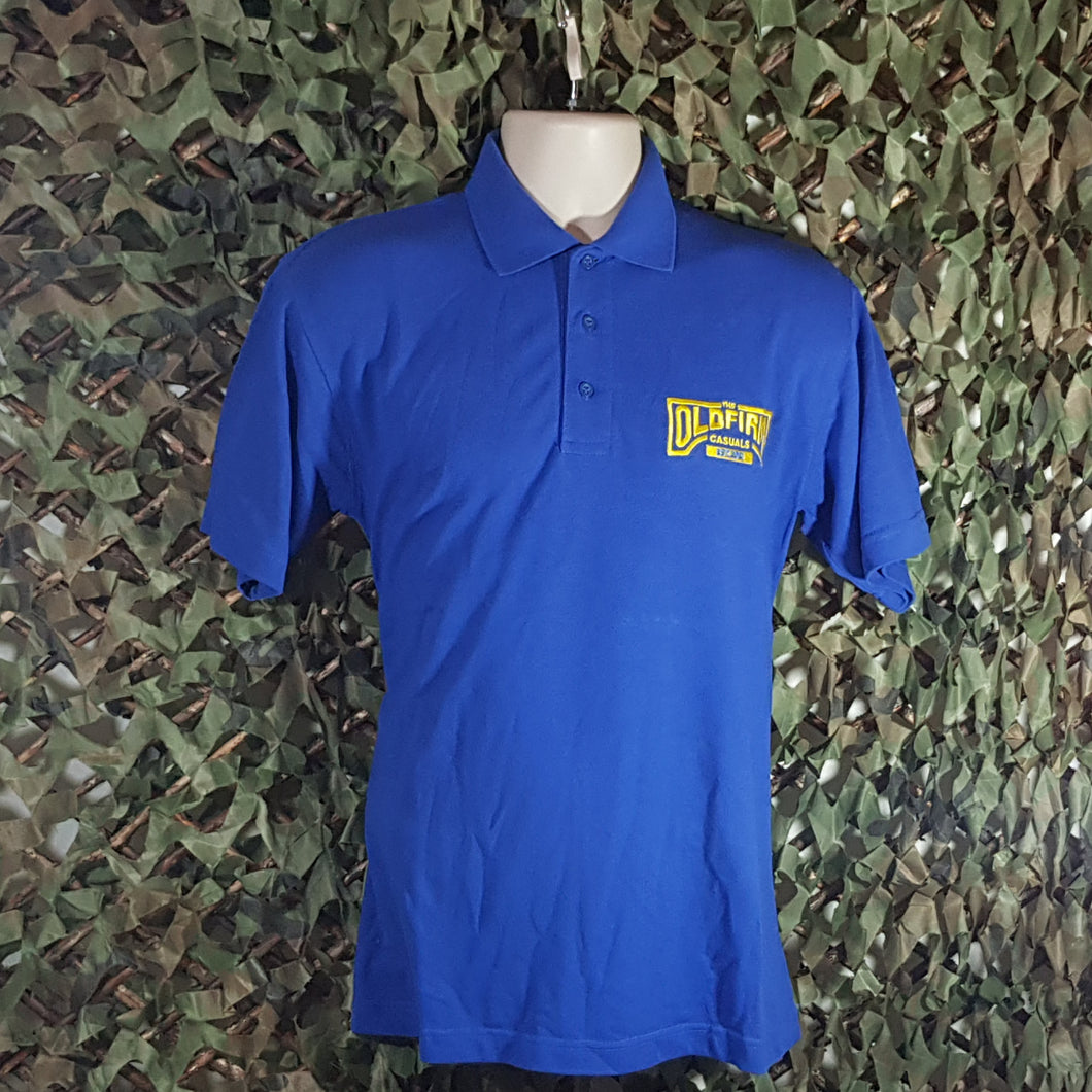 The Old Firm Casuals - Men's Royal Blue Polo with Embroidery