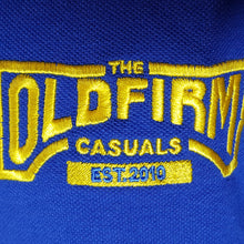 The Old Firm Casuals - Men's Royal Blue Polo with Embroidery