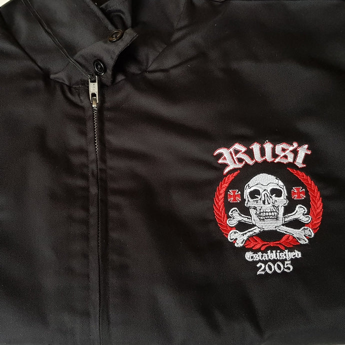 RUST - Harrington Jacket w/ front & back embroidery