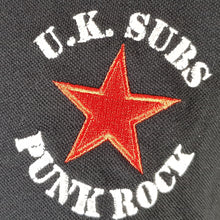 UK Subs - Red star/Punk Rock - Embroidered Men's Polo