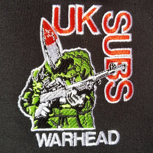 UK Subs - Warhead Hoodie w/front embroidery